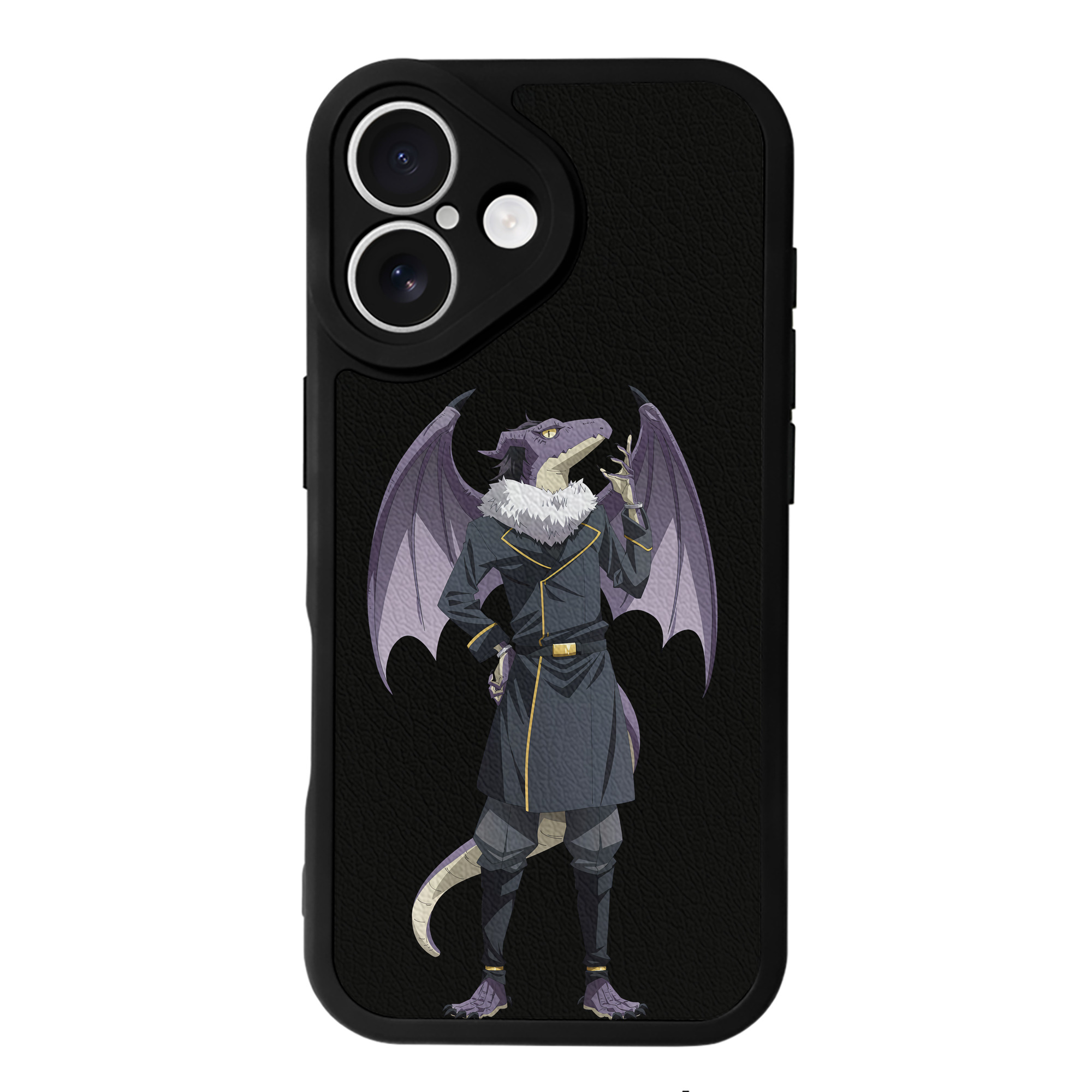 （画像用） 転スラ Regarding Reincarnated to Slime 【iPhone 16シリーズ対応】シリコンスマホケース（レザー調） 材質：シリコン